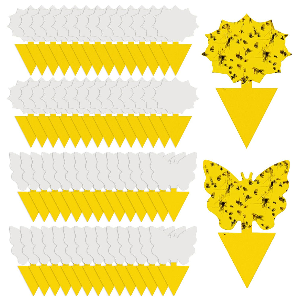 Cleanuper 58-pack flying insect traps in package for garden and kitchen pest control.