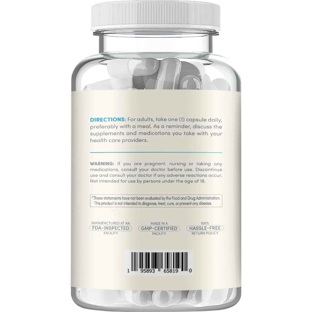 Clear Formulas CoQ10 stability-focused formulation on product label