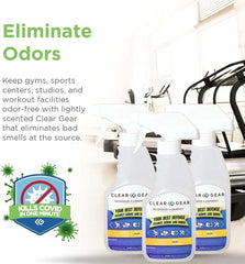 Clear Gear gym equipment cleaning for safe, odor-free training spaces