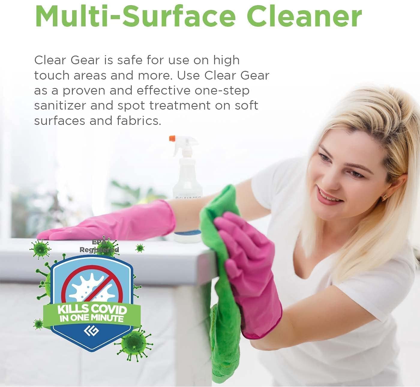 Clear Gear helmet disinfection for hygienic headgear after intense workouts
