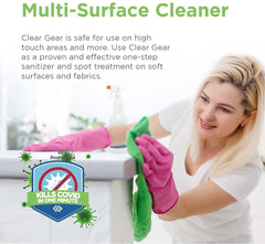 Clear Gear helmet disinfection for hygienic headgear after intense workouts