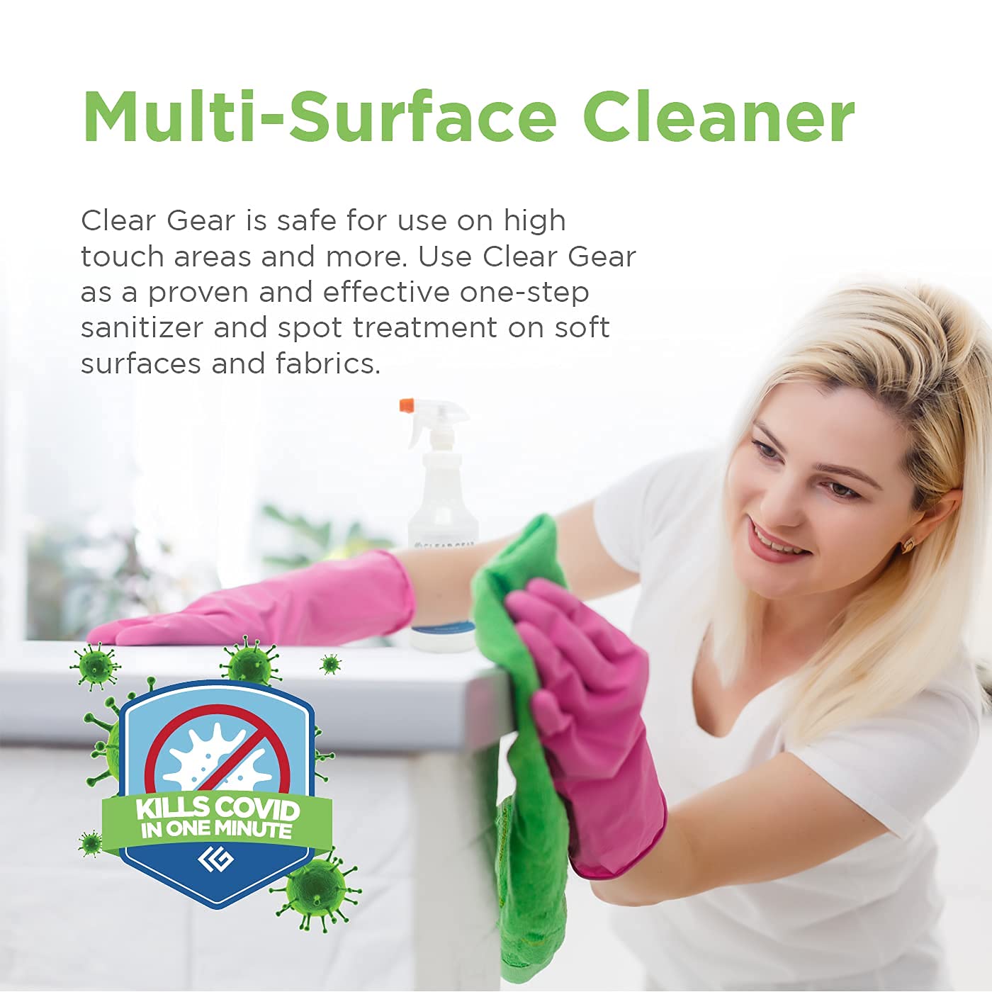Clear Gear made in USA with a gentle, water-based formula