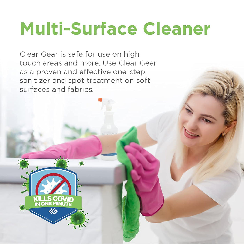 Clear Gear made in USA with a gentle, water-based formula
