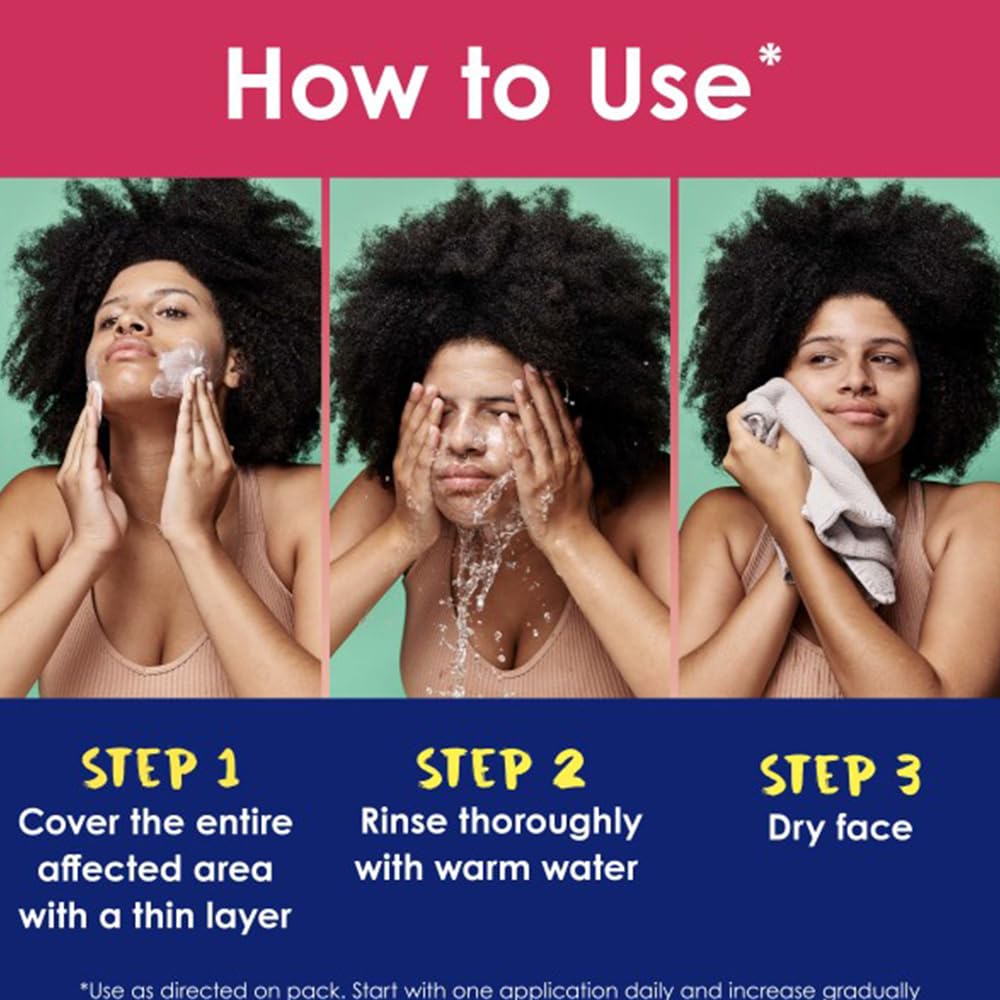 Part of a daily skincare routine with consistent cleansing using Clearasil