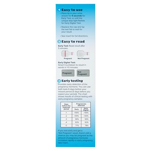 Clearblue Digital display delivers a clear Pregnant or Not Pregnant verdict.