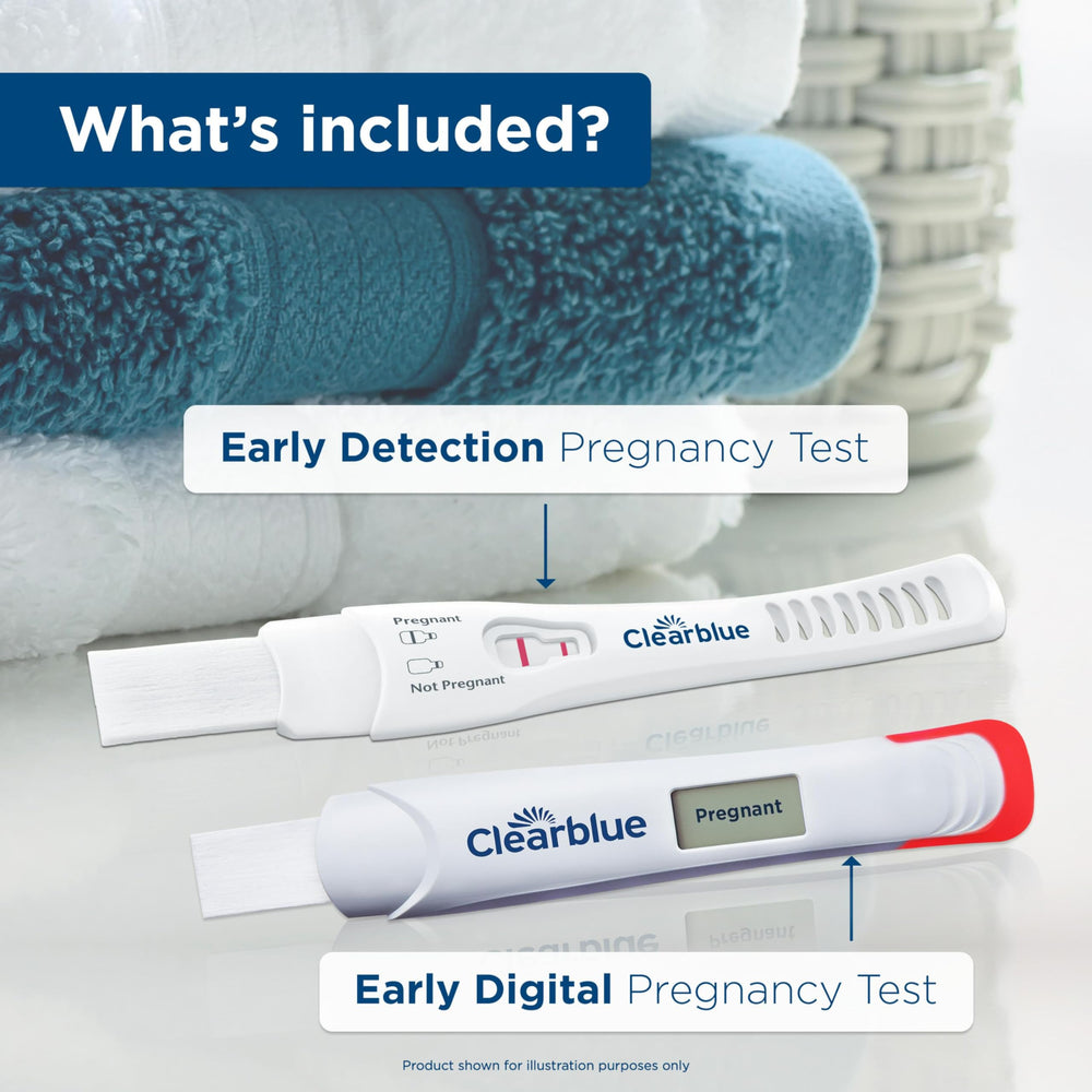 Clearblue Early Detection Test shows pregnancy indicators up to six days sooner.