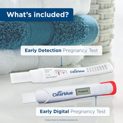 Clearblue Early Detection Test shows pregnancy indicators up to six days sooner.