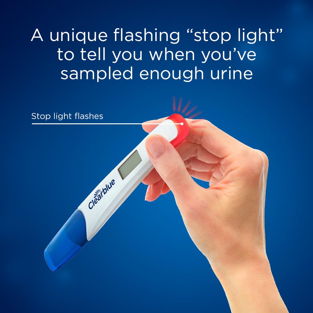 Clearblue digital results clearly show Pregnant or Not Pregnant.