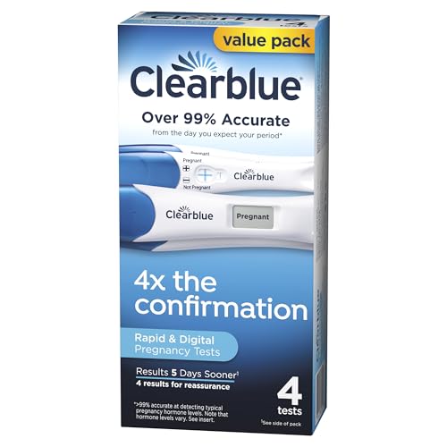 Clearblue result display diagram clarifies reading the outcome.