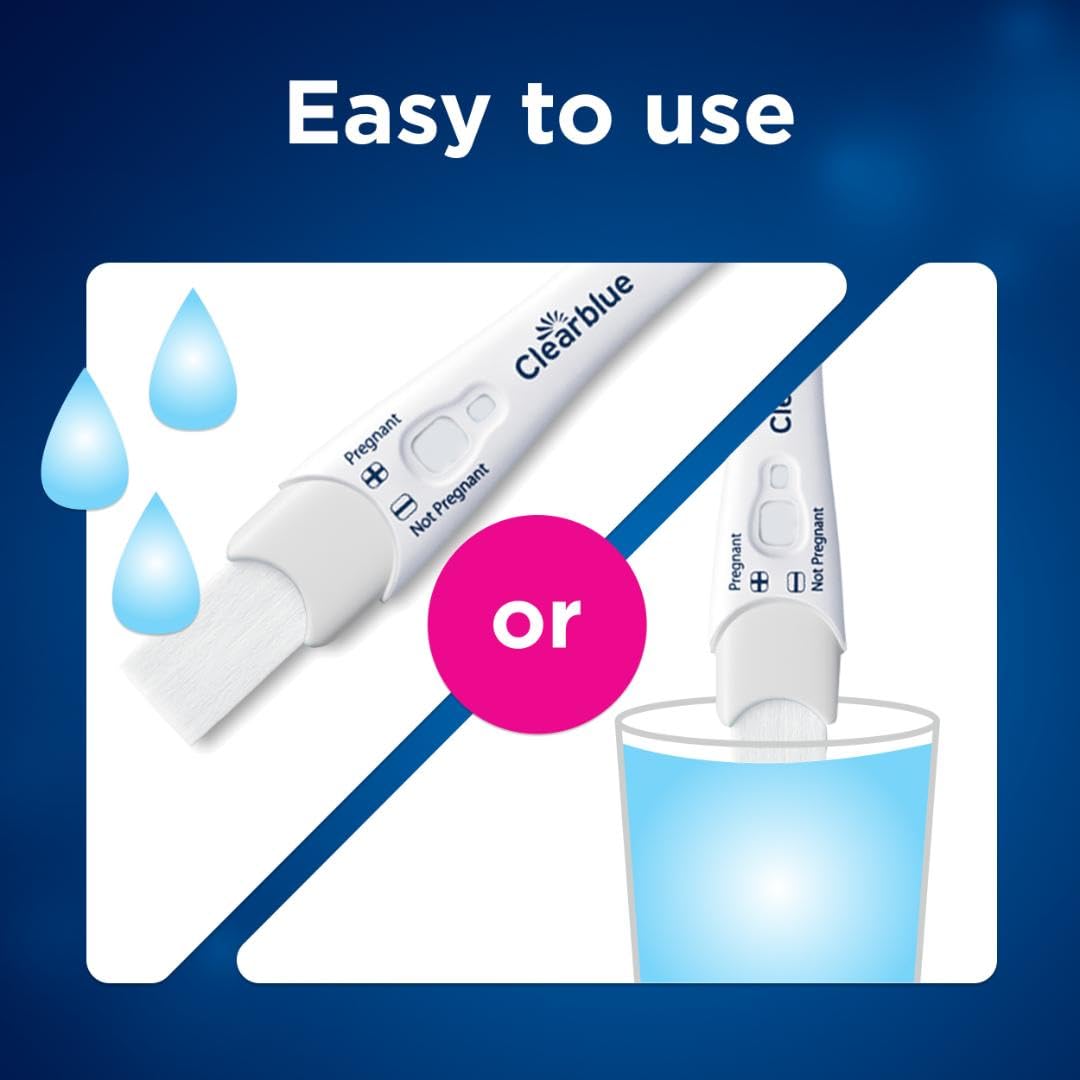 Two-test Clearblue kit allows early testing up to 5 days before period