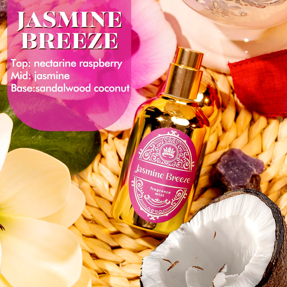 CLESH Jasmine Breeze bottle—joyful scent for a refreshing, airy feel.