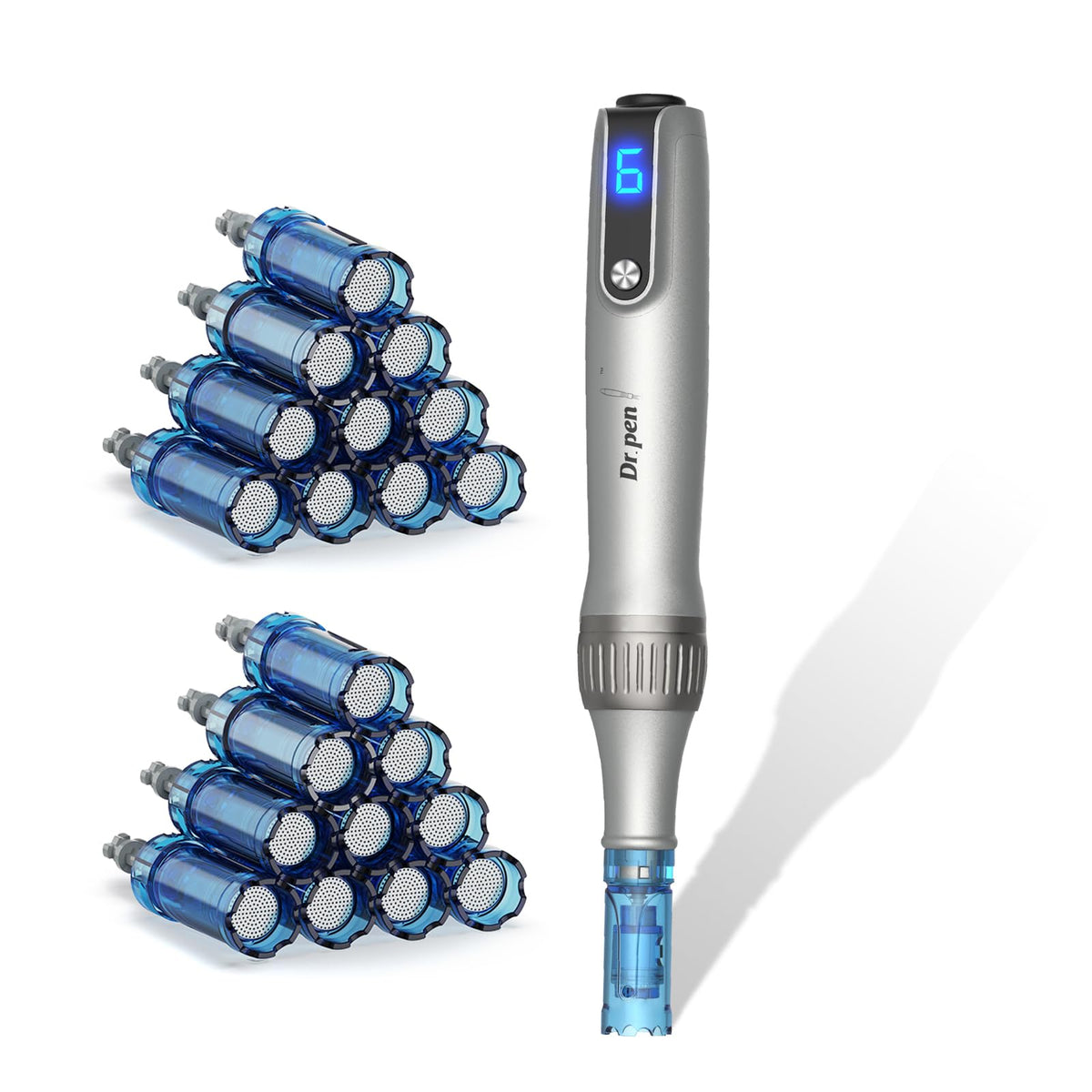 CLETINA microneedle roller pen 0.24mm for home use, beginner friendly.