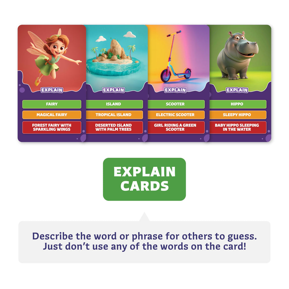 Clever Fox Play Epic Charades family game icon signals inclusive play.