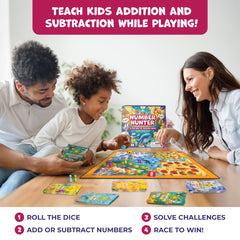 Clever Fox Play Number Hunter kids playing together to boost collaborative math learning.