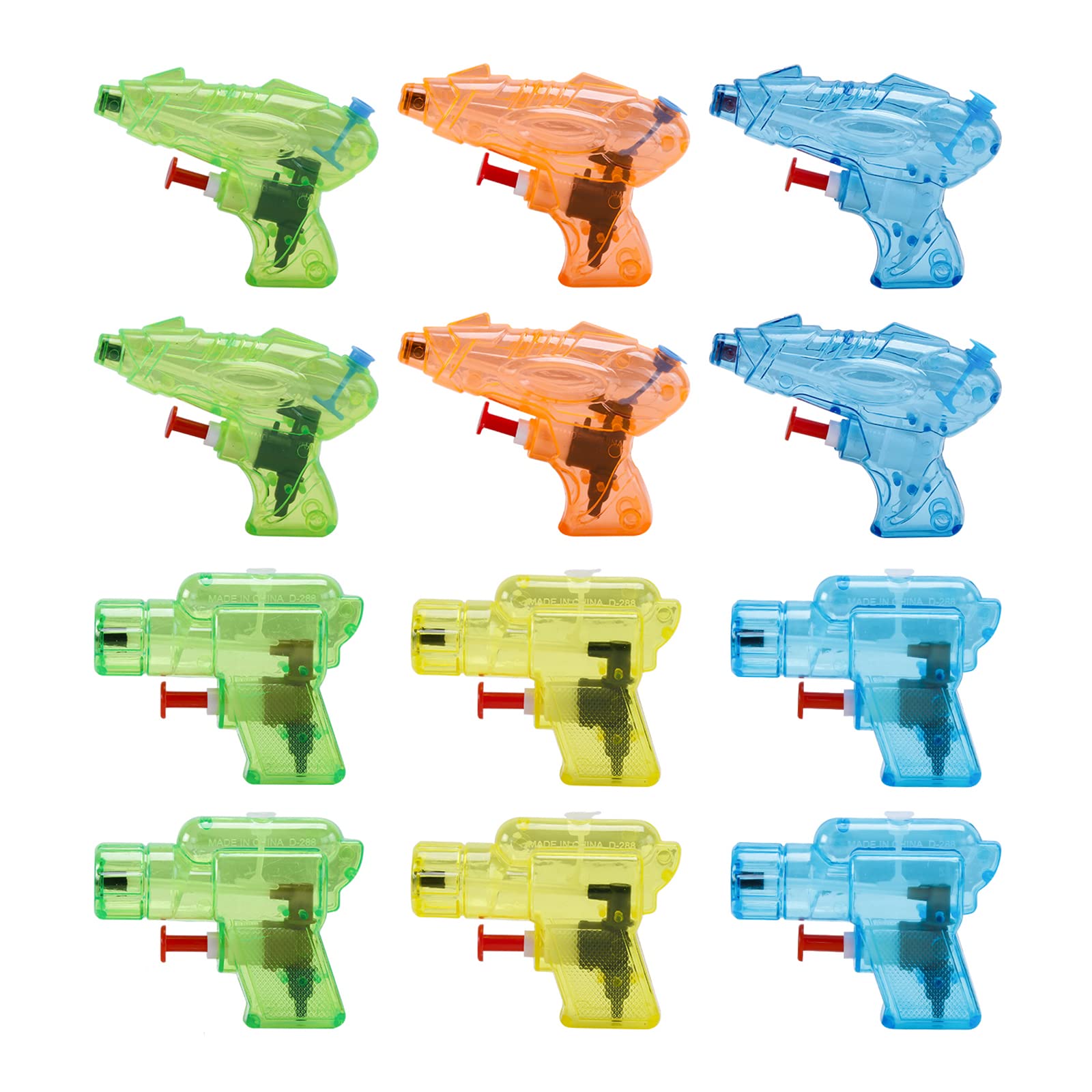 CLEVERZONE 12-pack water guns for kids, perfect for outdoor play
