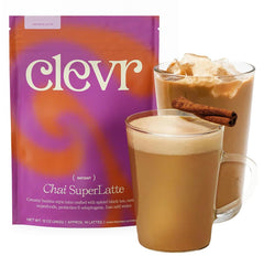 Clevr Chai latte powder pack ready to mix for an easy, creamy at-home latte