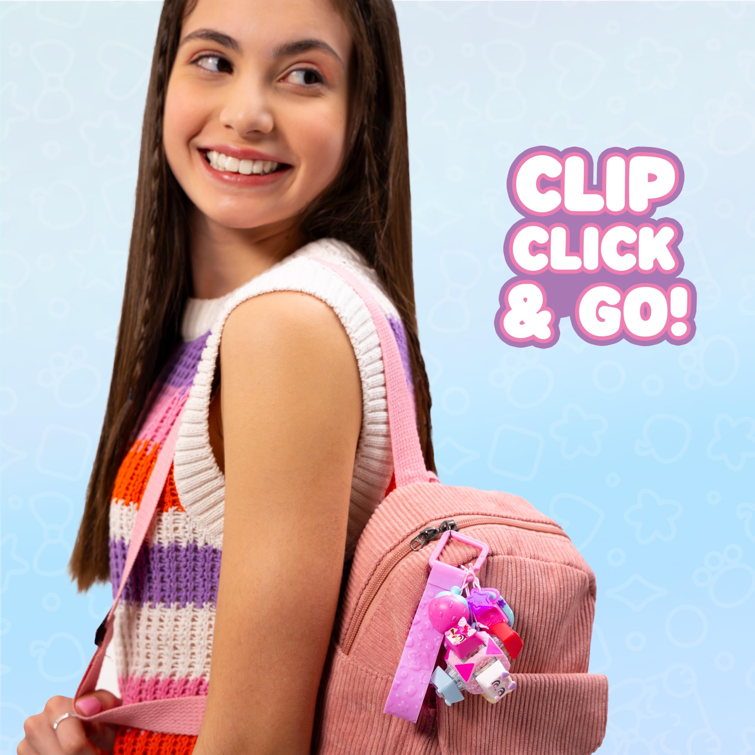 Clickeez Deluxe Holder and Loop secure your keychain while traveling