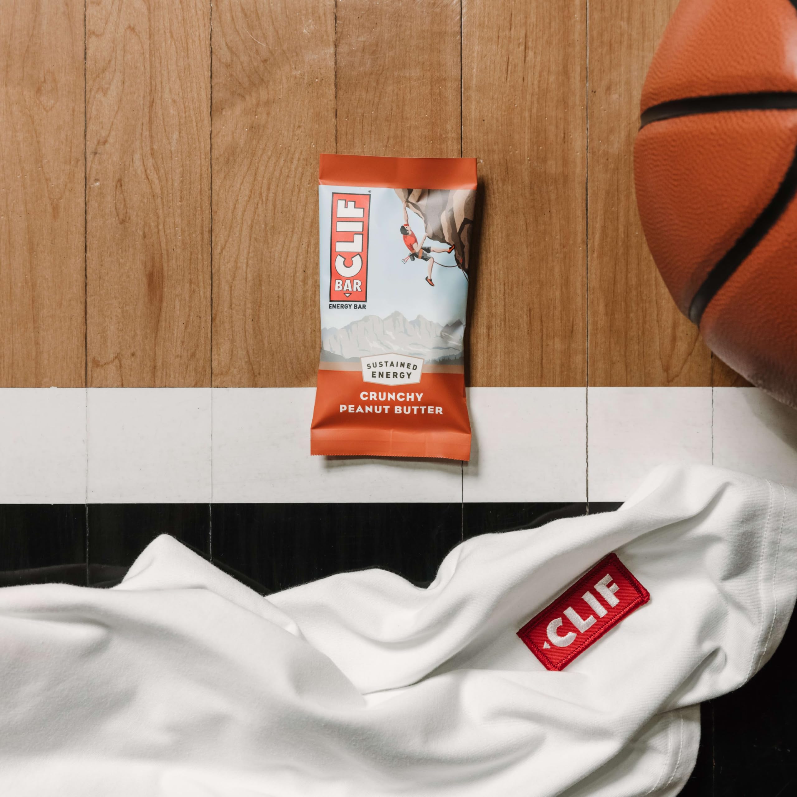 CLIF Bar Crunchy Peanut Butter organic oats visual.