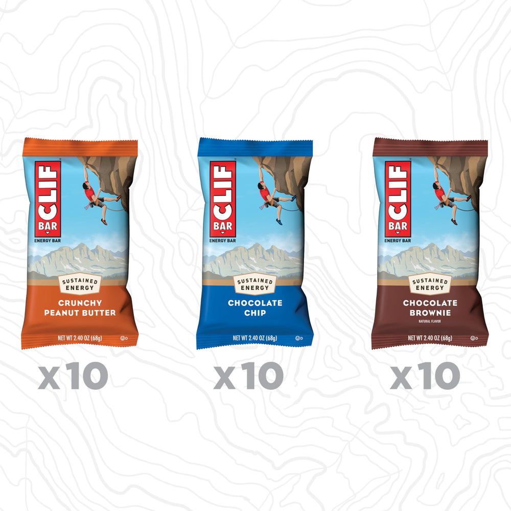 CLIF Bar energy Chocolate Brownie image with fudgy flavor for outdoor activities