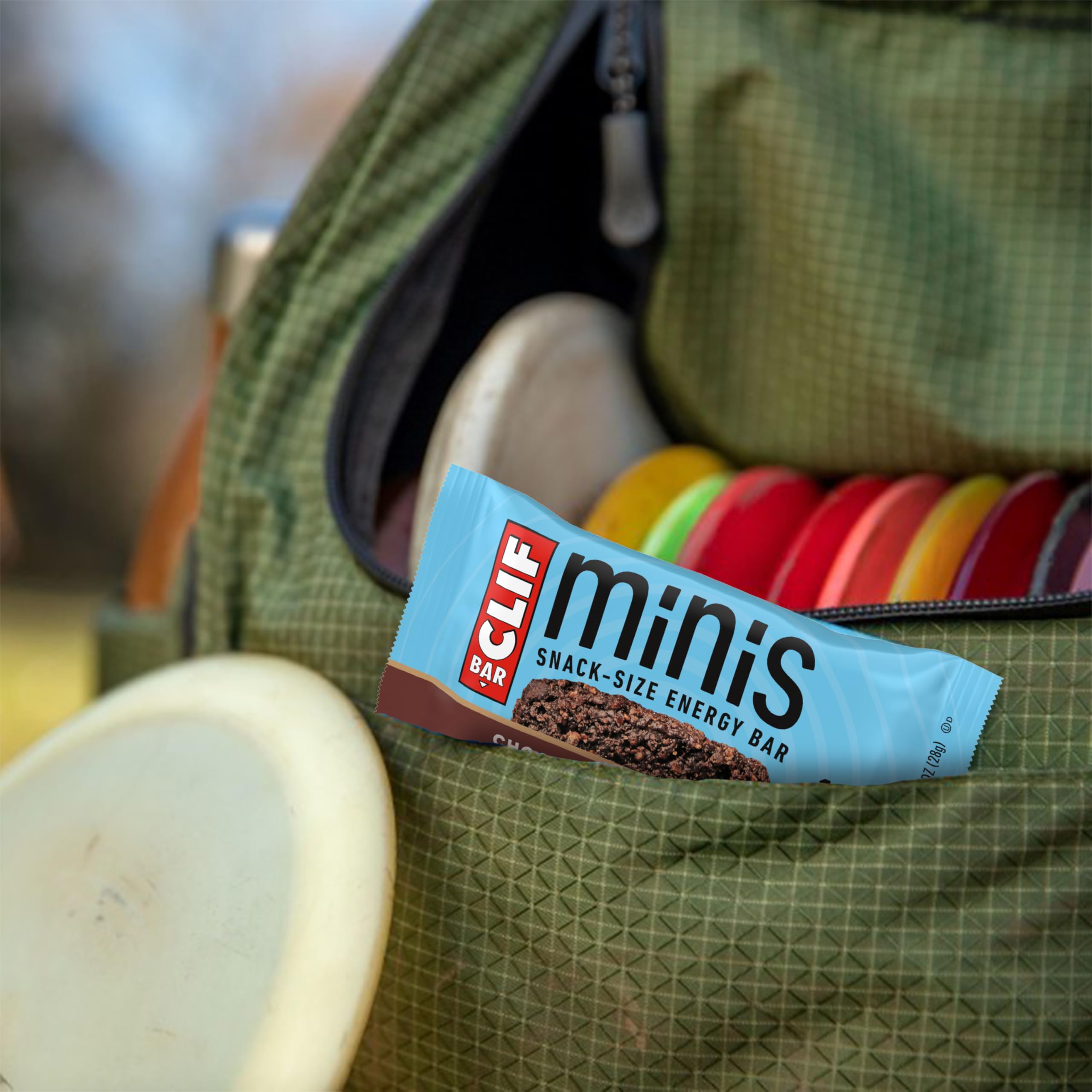 CLIF Bar Minis Chocolate Brownie on-the-go snack supports quick fueling.