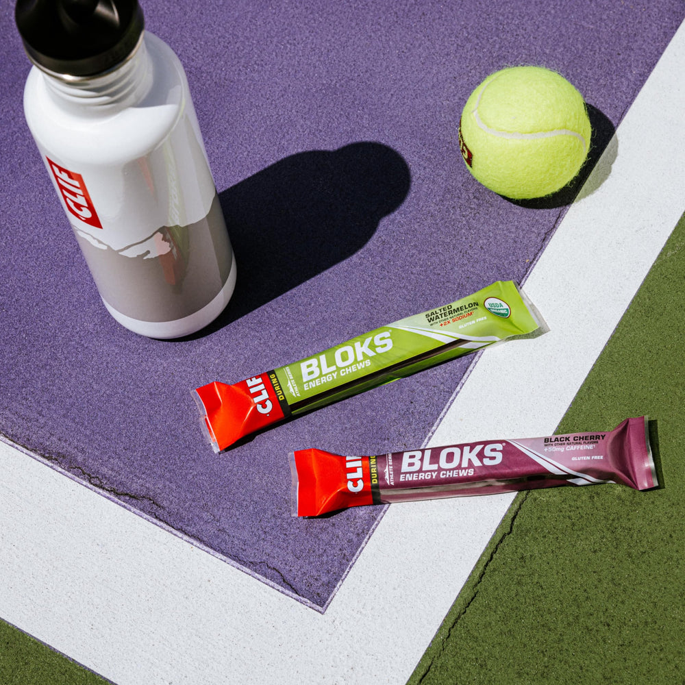 Non-GMO CLIF BLOKS Tropical Punch status with no artificial flavors