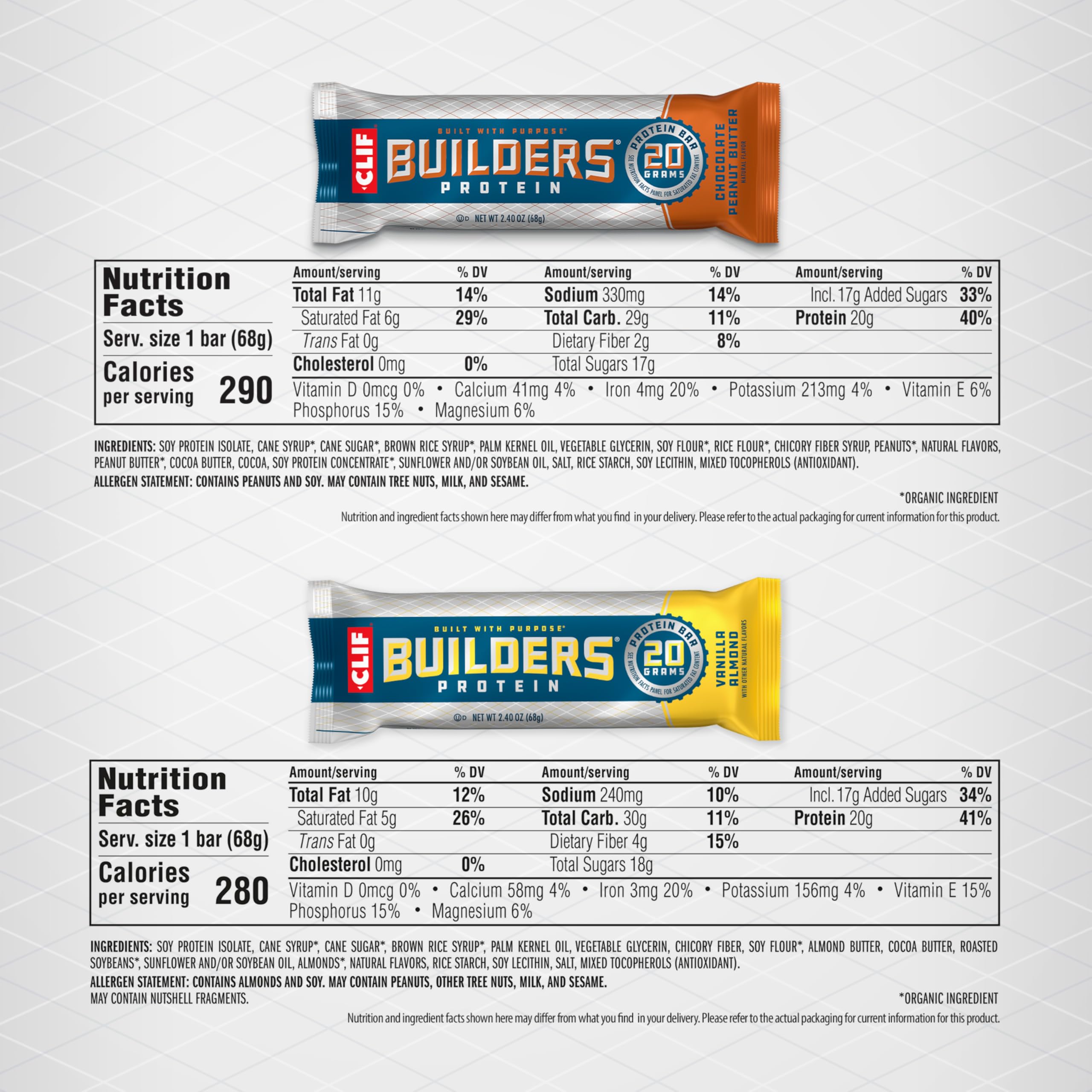 Chocolate Peanut Butter bar with glossy chocolate and peanut butter, ideal for pre-workout energy.