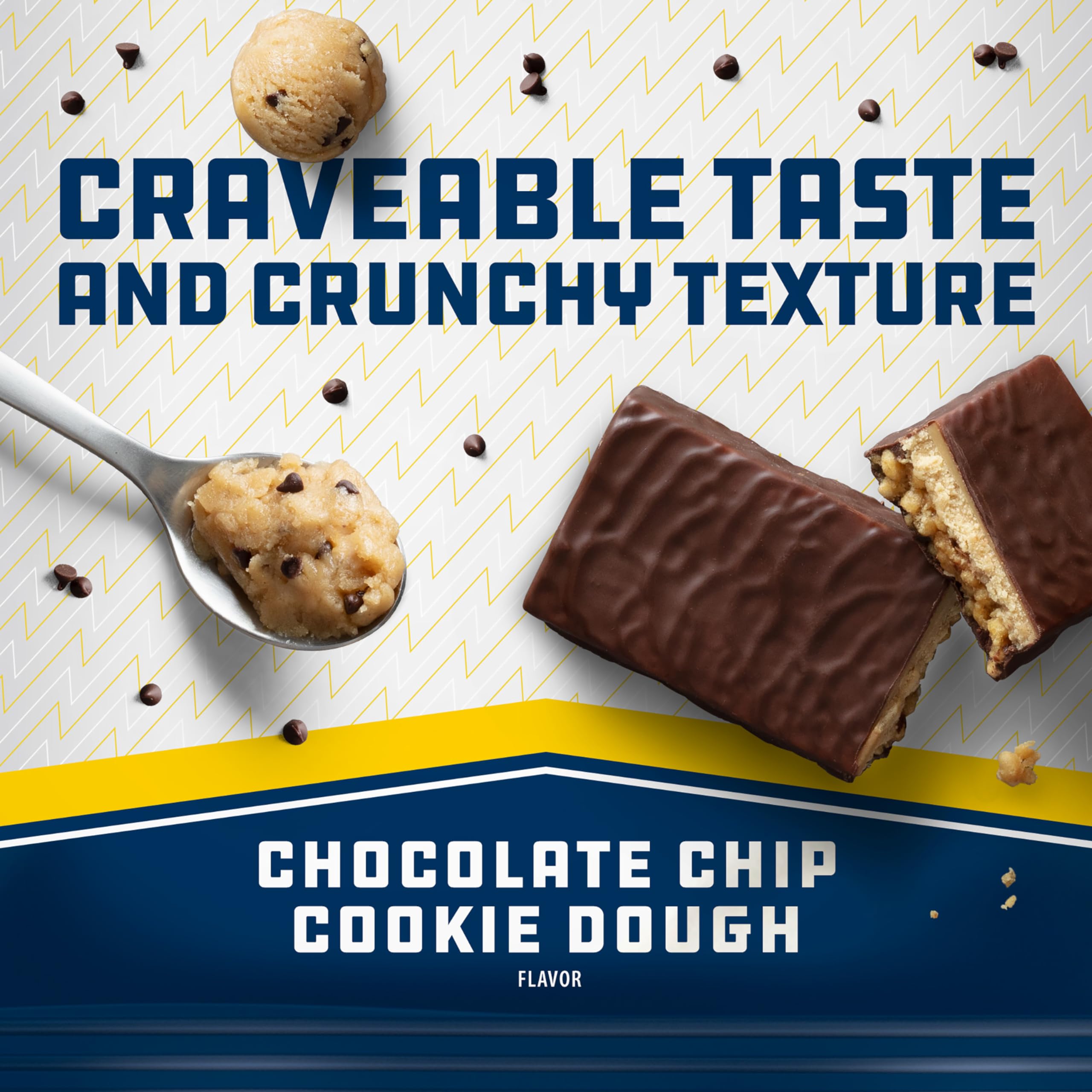 Packaging mockup showcasing CLIF BUILDERS + CAFFEINE with non-GMO and low glycemic notes.