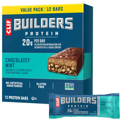 CLIF BUILDERS Chocolatey Mint packaging for grab-and-go fueling.