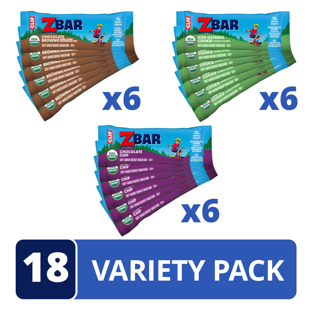 ZBar iced oatmeal cookie soft-baked bar ready for lunchbox fuel and tasty crunch