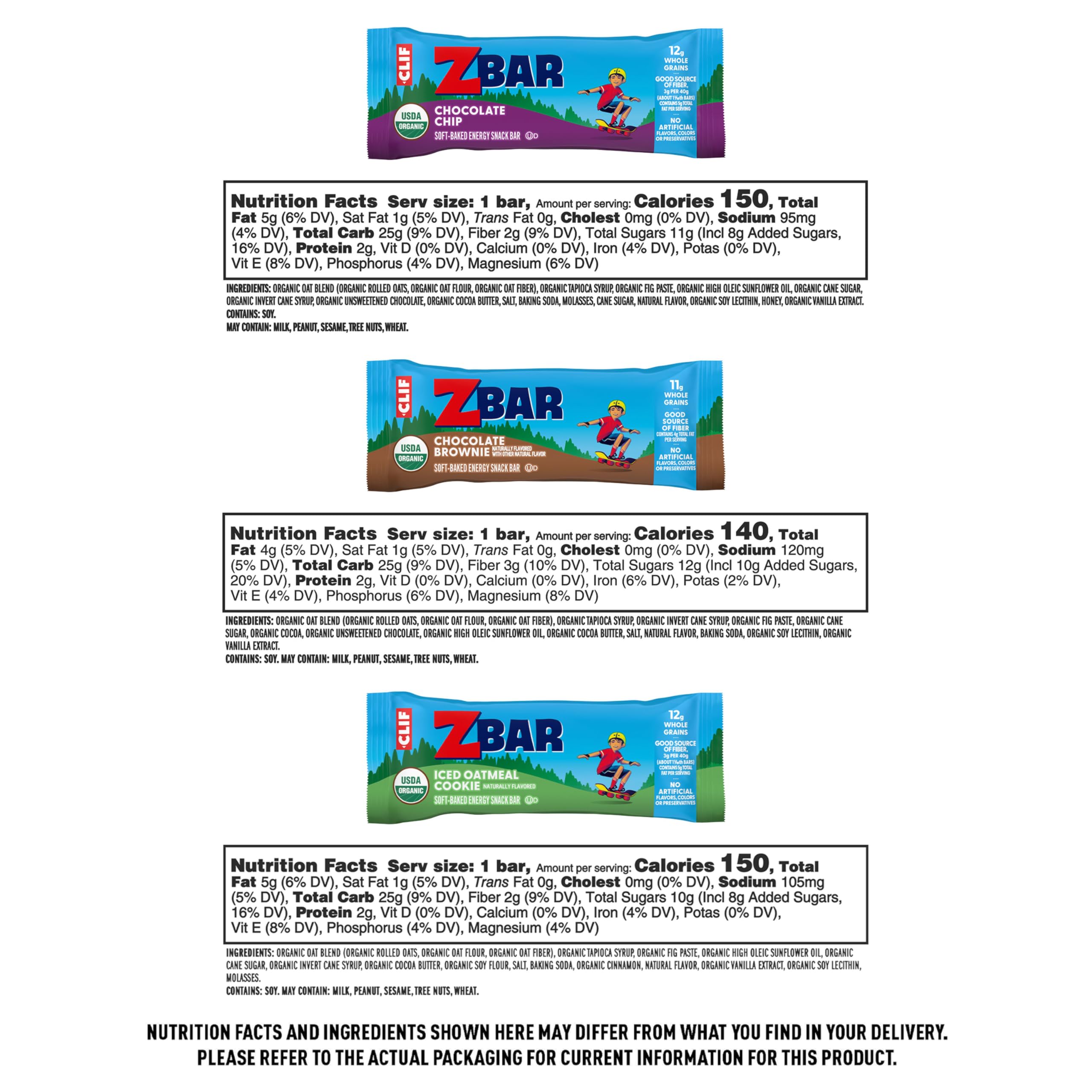 ZBar organic certification logo close-up reassures natural ingredients for parents