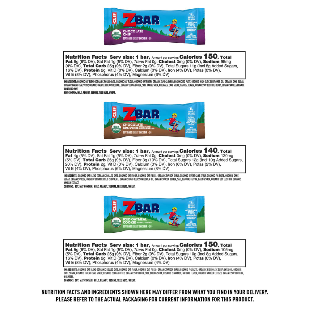 ZBar organic certification logo close-up reassures natural ingredients for parents