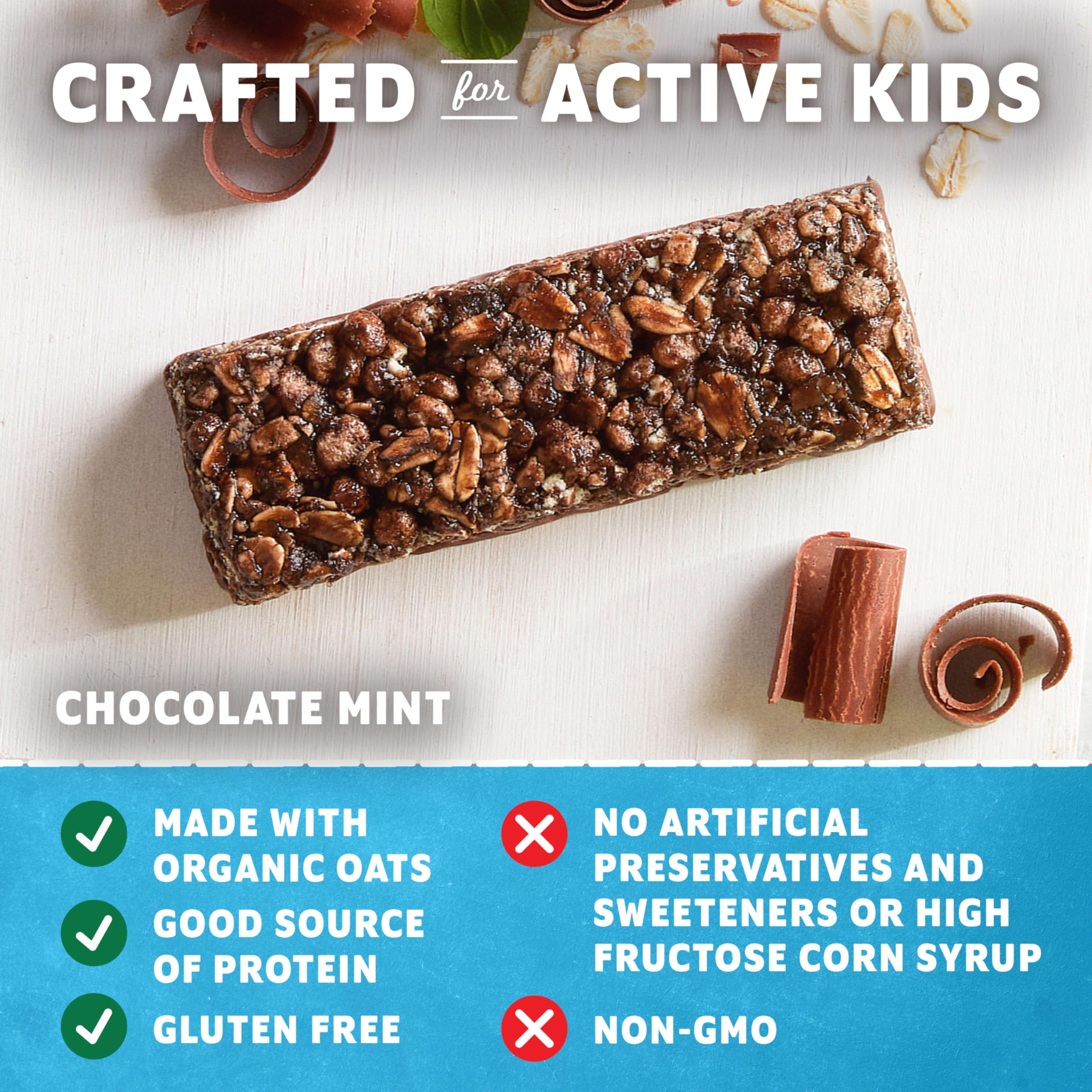 Lunchbox-ready ZBar Protein Chocolate Mint for an active school day.