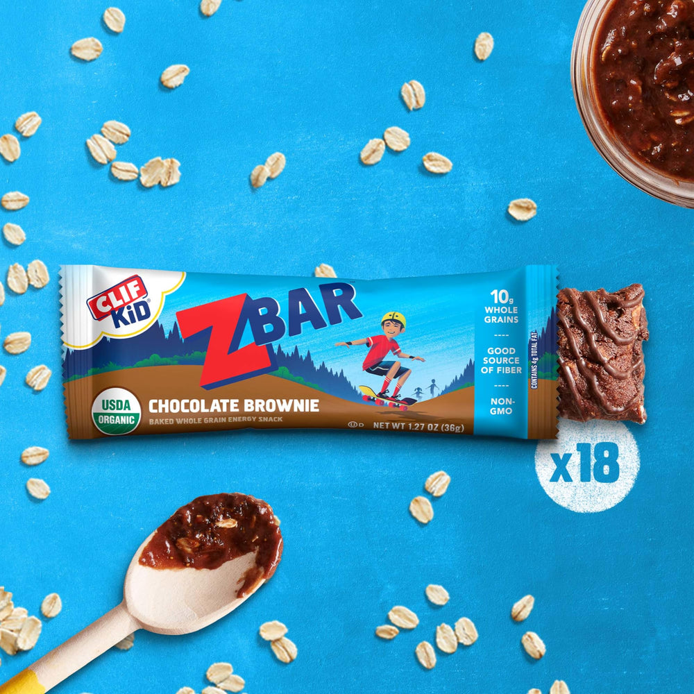 Zbar soft-baked texture close-up highlighting kid-friendly chewiness for lunchboxes or on-the-go.