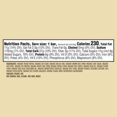 CLIF Nut Butter Bar packaging highlights USDA Organic and non-GMO ingredients for clean fuel.