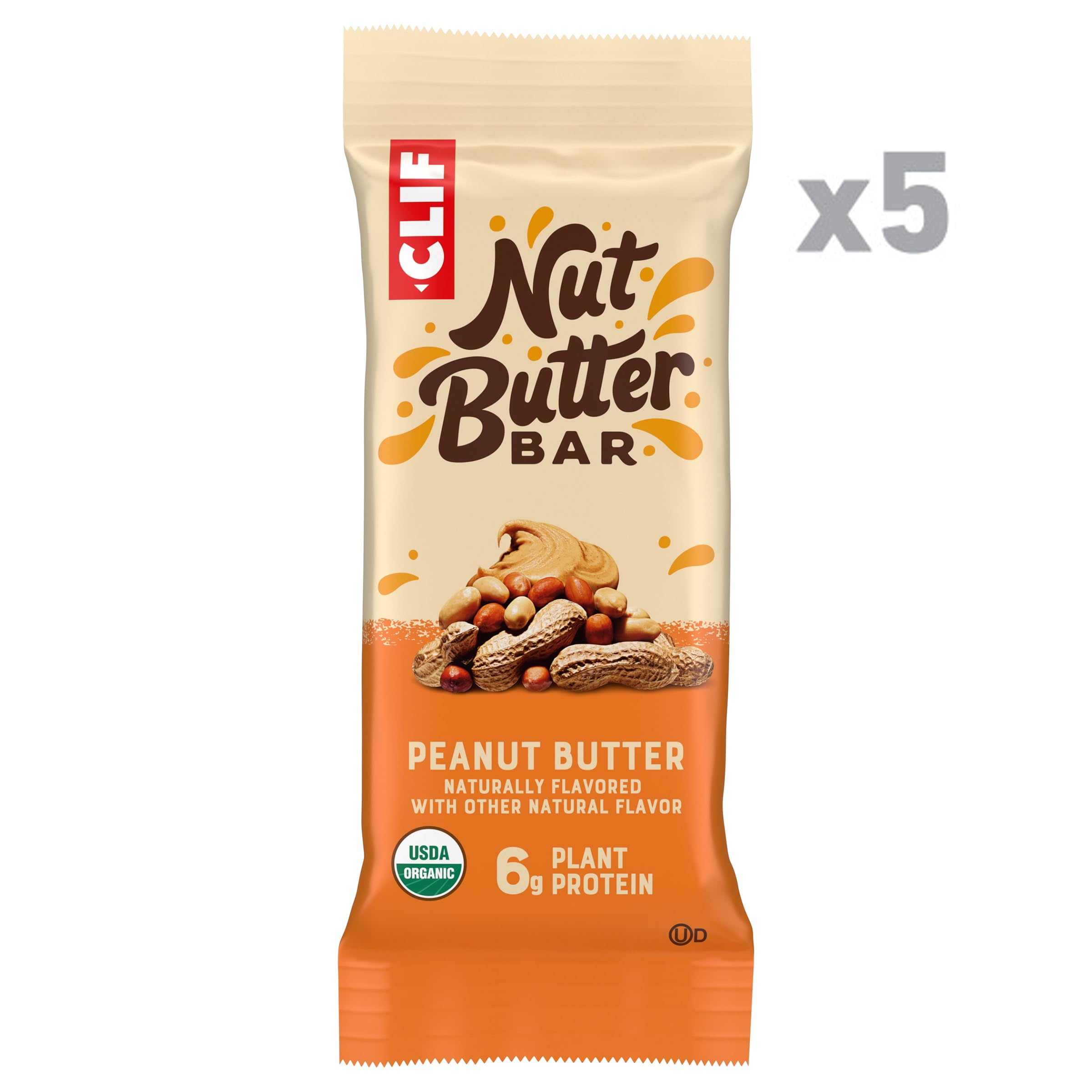 Oats texture in CLIF Nut Butter Bar highlights wholesome grains and fiber.