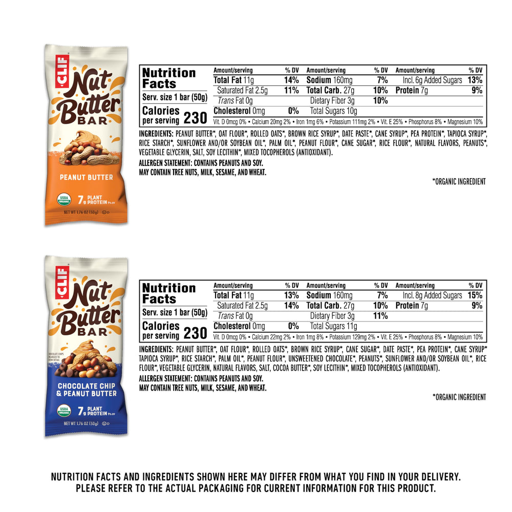 Clif Nut Butter Bar peanut butter flavor provides a convenient snack during workouts.