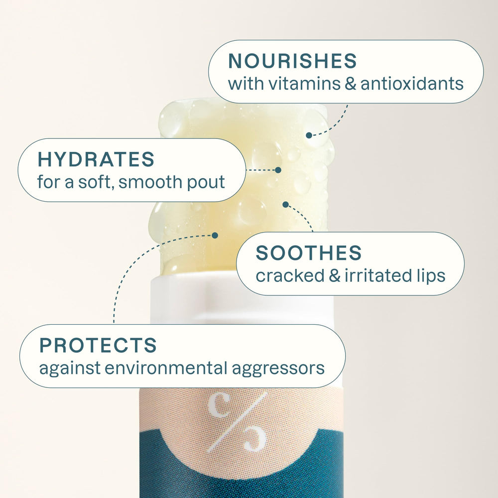Cliganic Lip Balm Set – Vanilla flavor, softens lips with natural hydration.