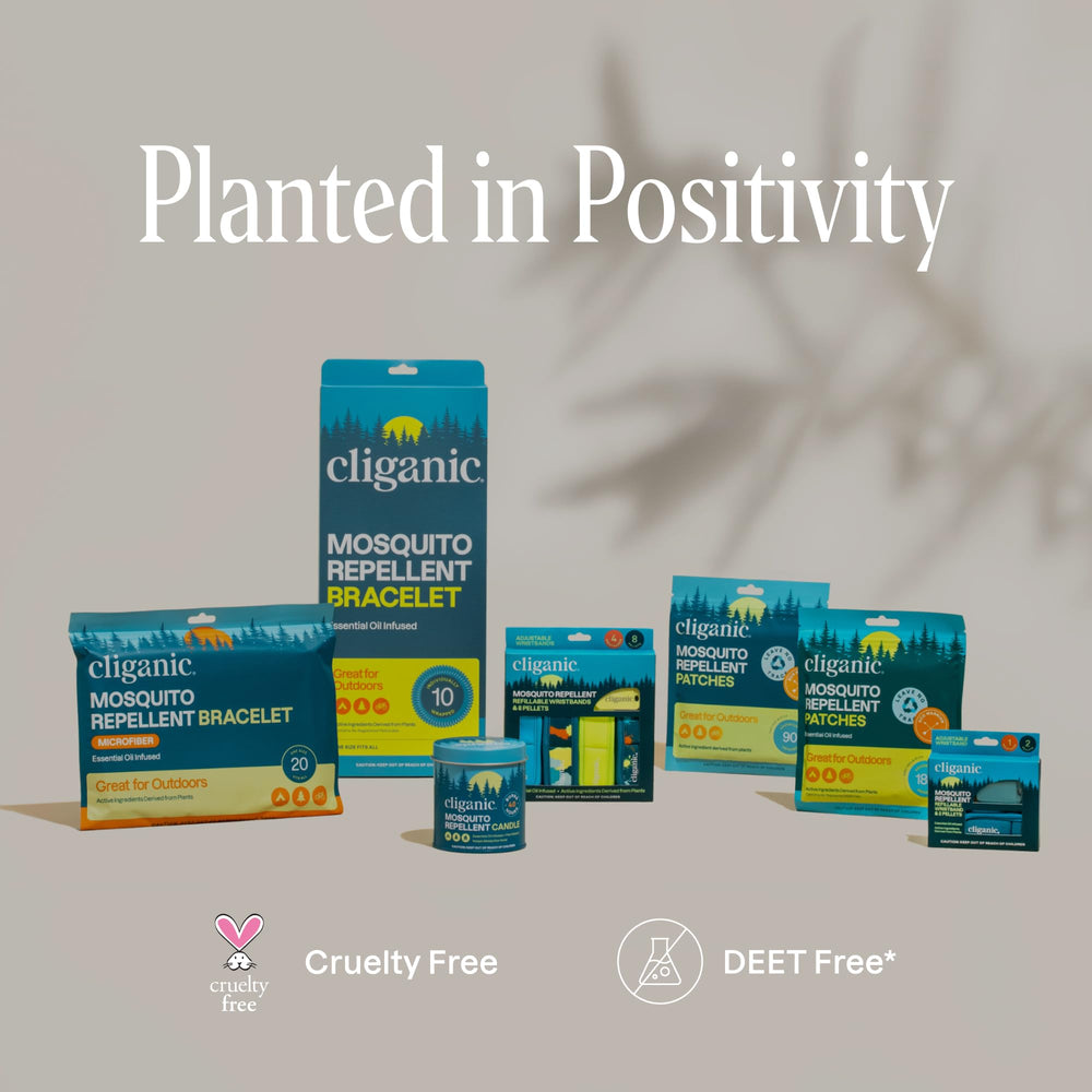 Cliganic Mosquito Repellent Candle resealable tin for on-the-go outdoor use.