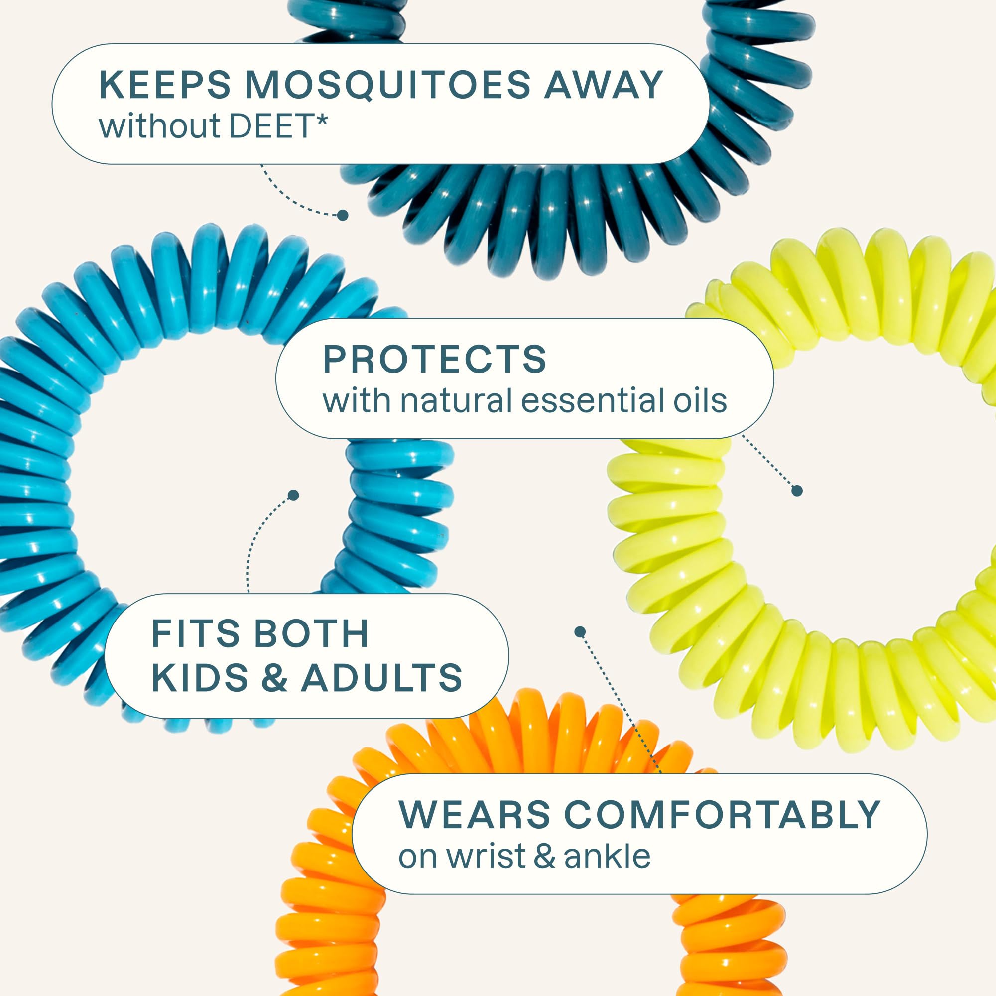 Cliganic one-size-fits-all bracelet with stretchy, adjustable fit