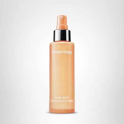 Clinique Happy Body Spritz Hawaiian wedding flower vibe with mimosa glow
