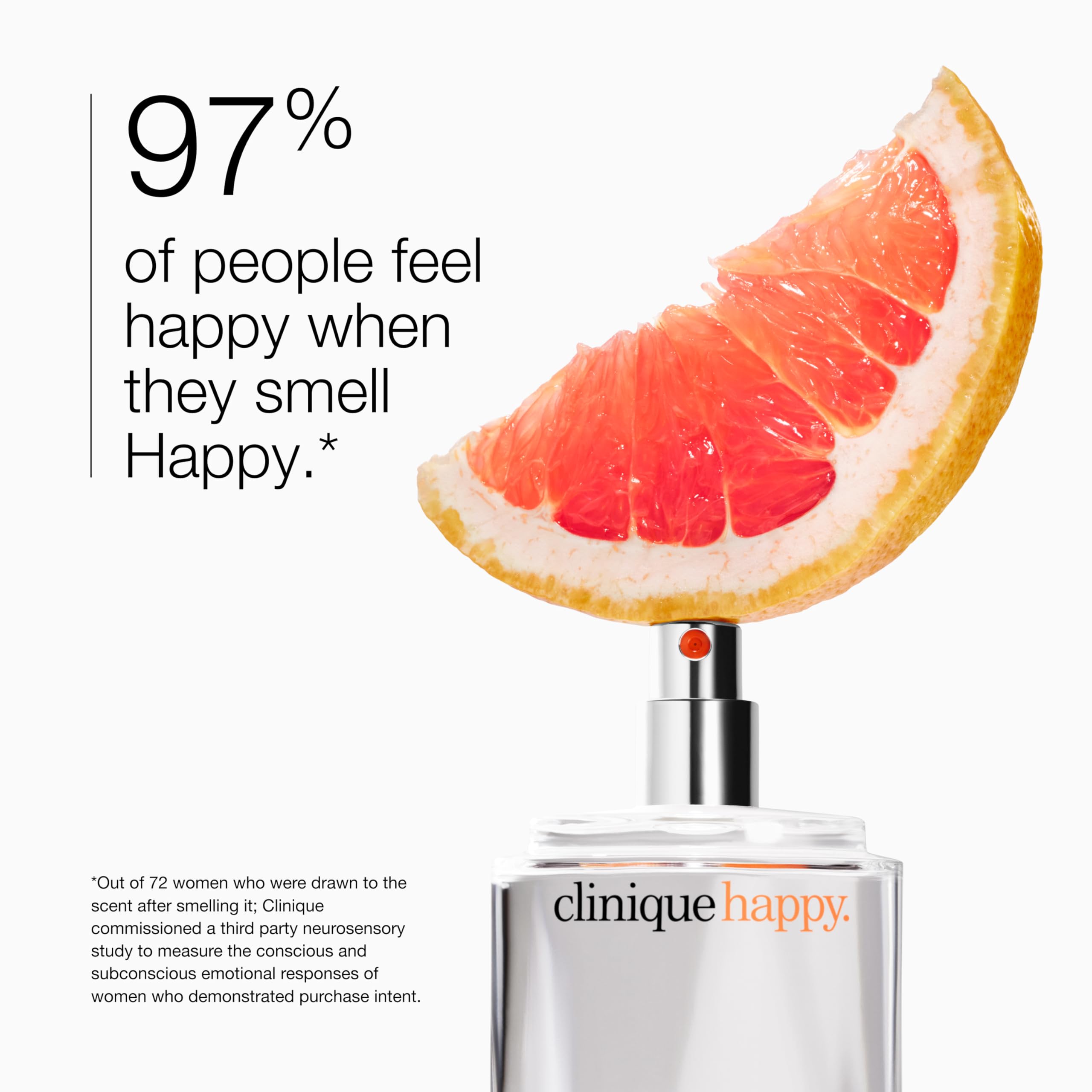 Clinique Happy floral bloom close-up for daytime freshness.