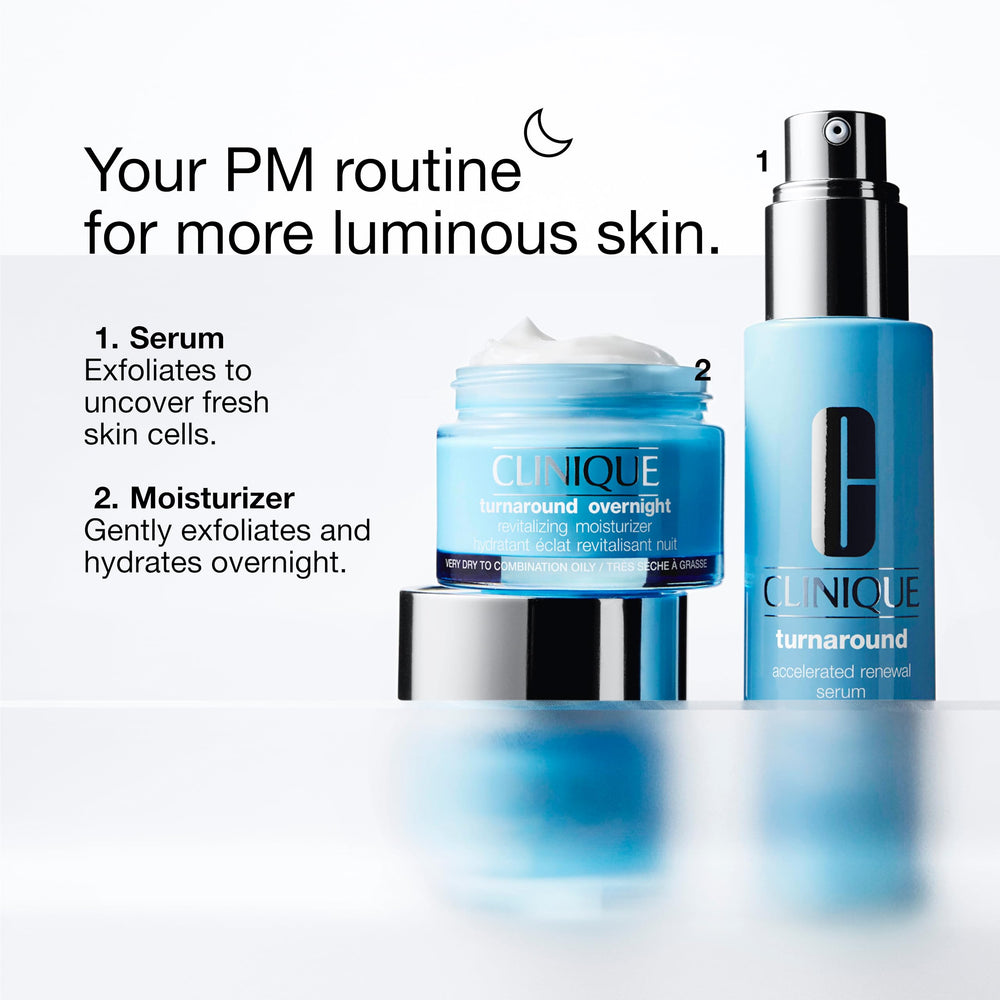 Clinique Turnaround Overnight Moisturizer cream texture close-up