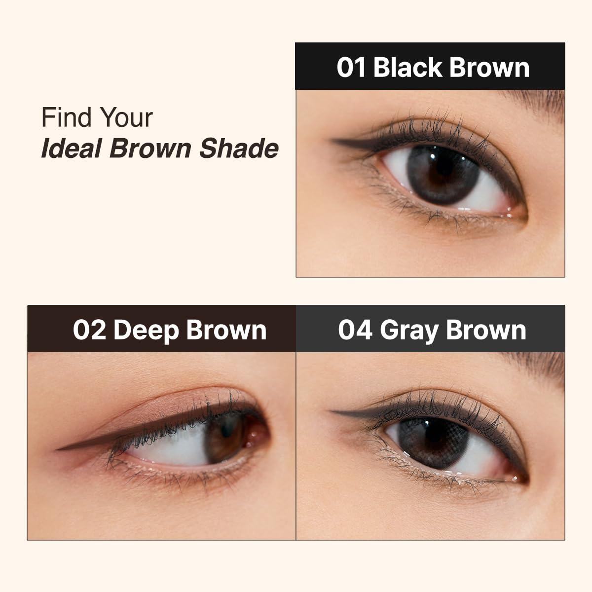 CLIO Extreme Gelpresso pencil ideal for monolids and hooded eyes.