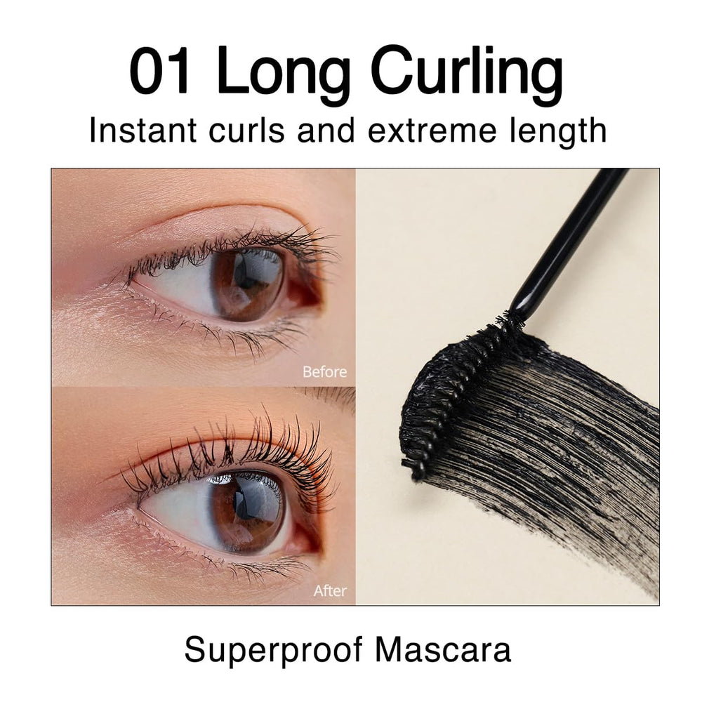 CLIO PROFESSIONAL Kill Lash Superproof Mascara waterproof hold for smudge-free all-day wear.