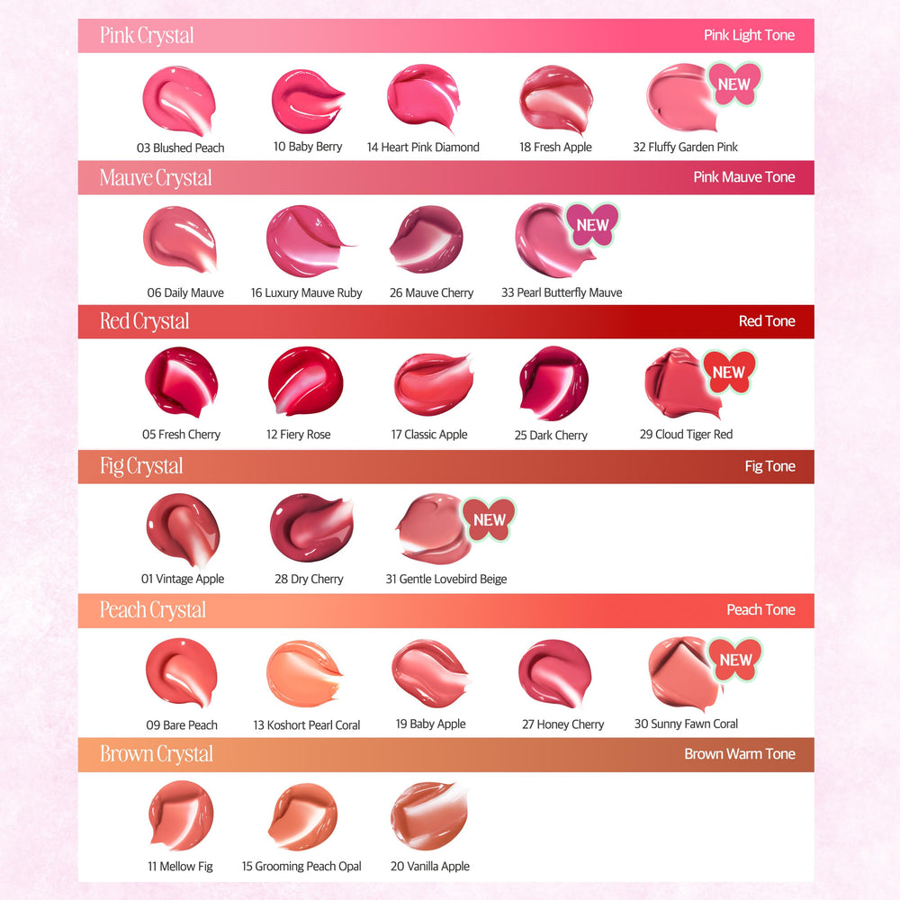 CLIO Professional rose oil soft lips closeup showing comfortable moisture.