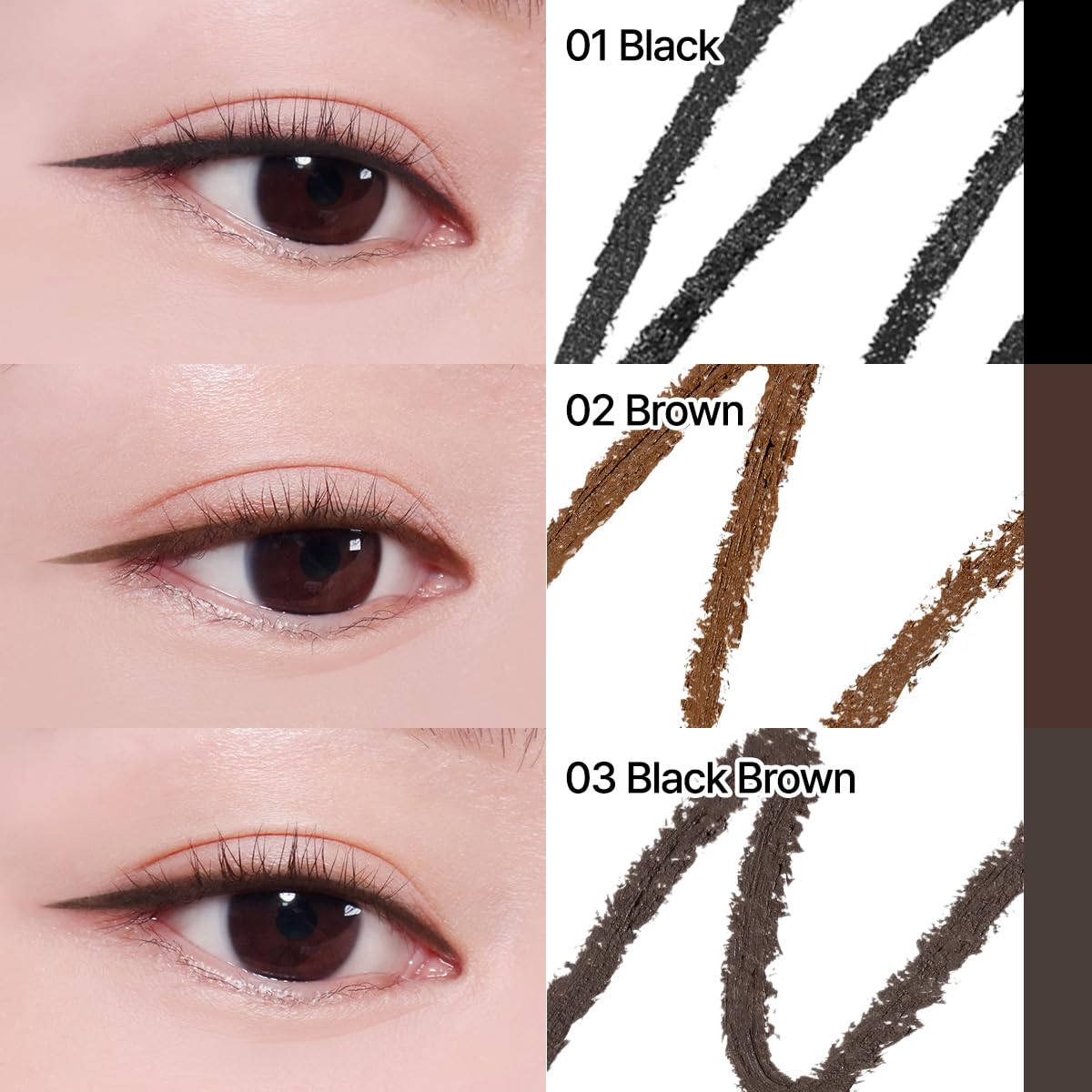 CLIO Professional 2mm tip offers soft yet precise control for daily looks.