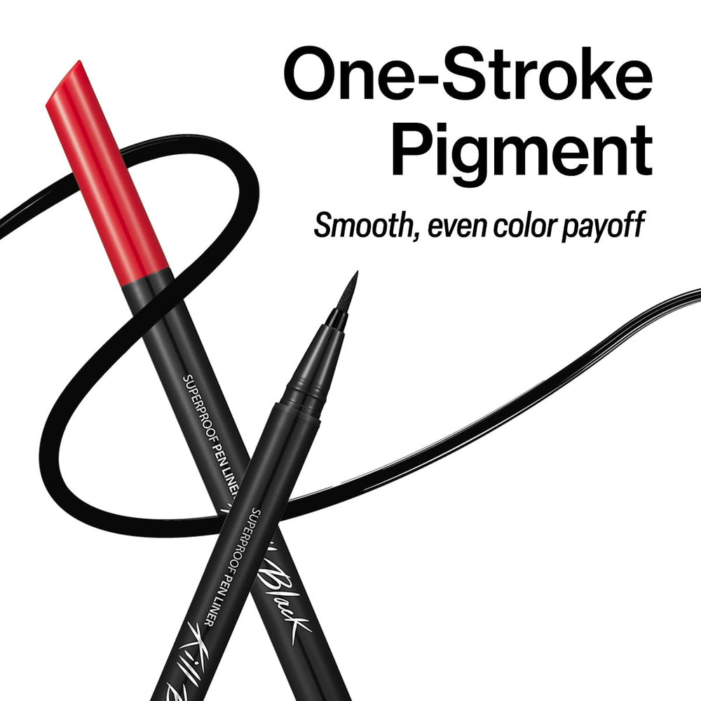 CLIO PROFESSIONAL Superproof Pen offers a glossy finish for more dramatic lids