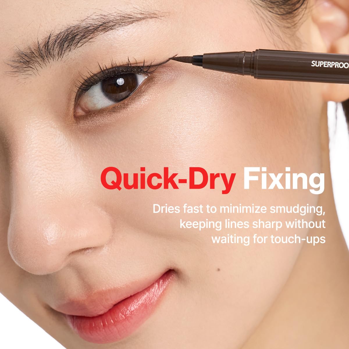 CLIO PROFESSIONAL Superproof Pen provides precise tightlining and wing definition