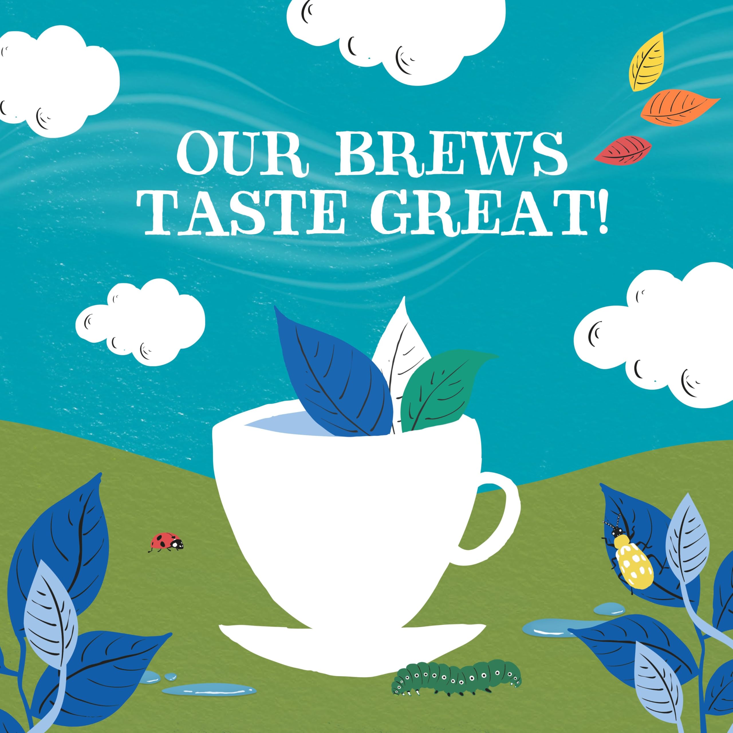 Clipper Tea bags in a mug, perfect for caffeine-free evenings.