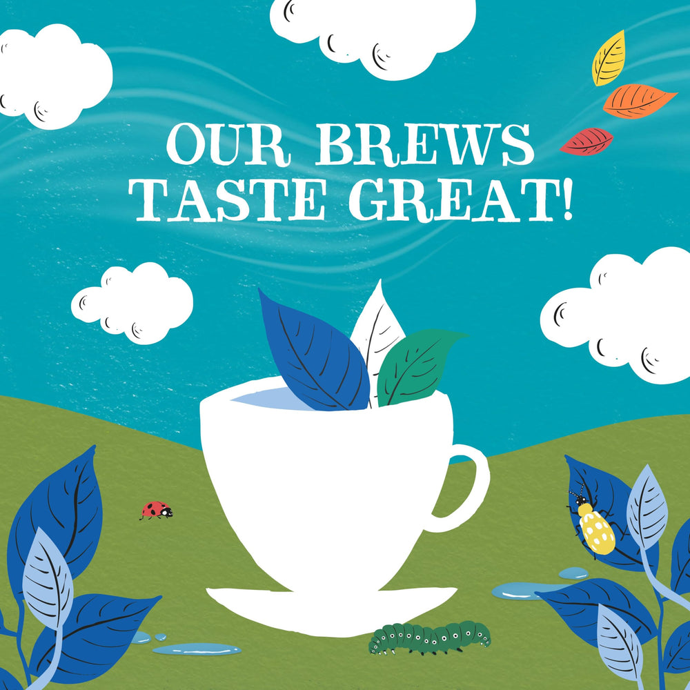 Clipper Tea bags in a mug, perfect for caffeine-free evenings.